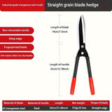 1pc Tijeras de Jardinería de Alta Calidad, Cortahierros para Césped y Arbustos con Mango Largo, Tijeras de Poda para Ramas Altas y Hierba
