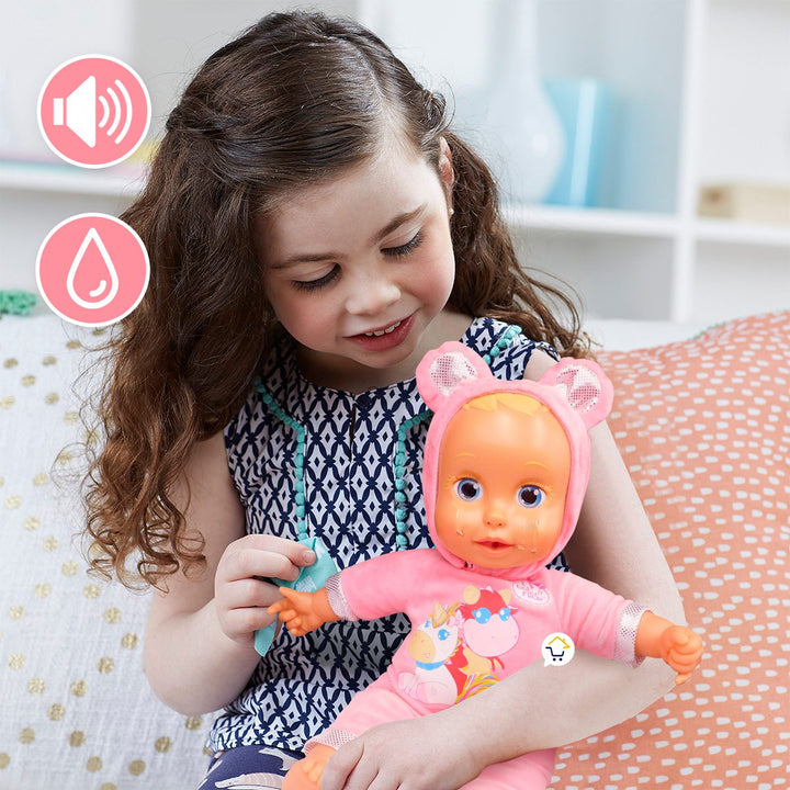 Muñeca Bebe Lagrimas Reales Sonidos Infantil Juguete RV1915