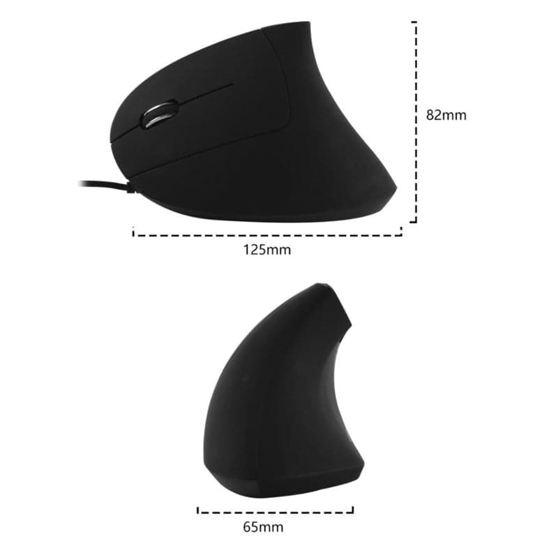 Mouse Vertical Ergonómico Inalámbrico Recargable 6 Botones