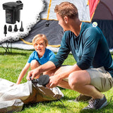 Inflador Electrico 3 Boquillas Vacaciones Camping GR