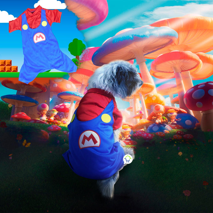 Disfraz Perro Gato Mascotas Mario Bros Halloween GD01MBROS