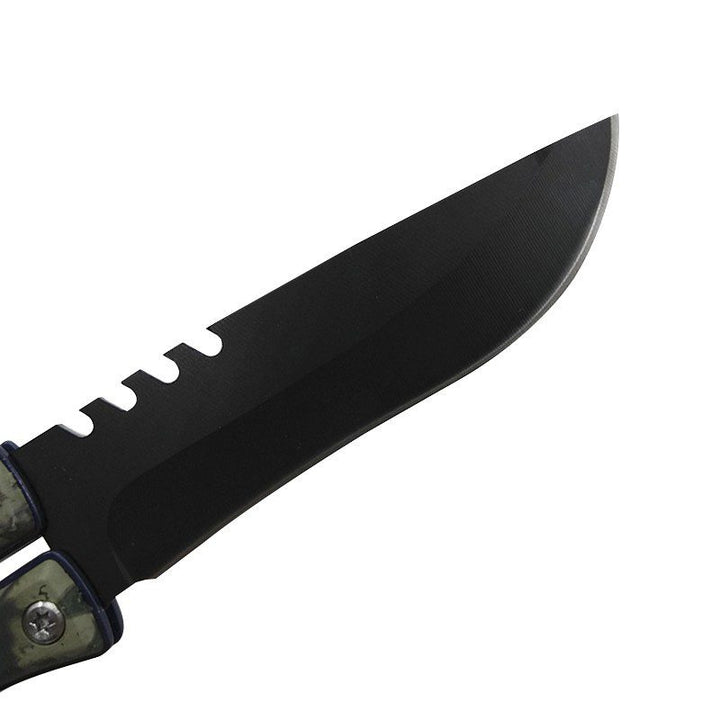 Navaja Mariposa Cuchillo Portátil Defensa Táctico + Estuche RF KA503