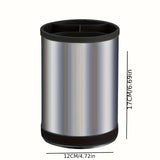 YUHUPHYLLIC estante de cocina giratorio 360 grados de acero inoxidable, un soporte para cubiertos, tenedores, utensilios de cocina y cuchillos. Diseño duradero y que ahorra espacio, adecuado tanto para comedores como cocinas domésticas