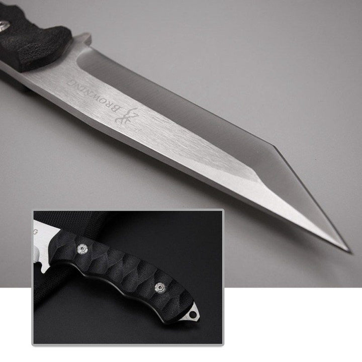 Cuchillo Supervivencia Táctico Camping Pesca Con Estuche RF A28
