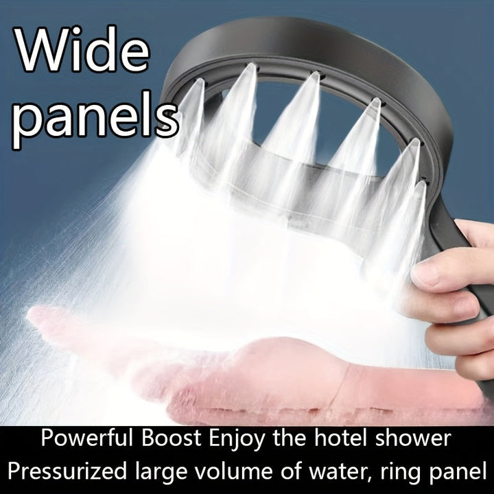 1pc Cabezal de Ducha de Alta Presión Portátil, Fácil de Instalar, No Requiere Electricidad, Tu Experiencia de Ducha
