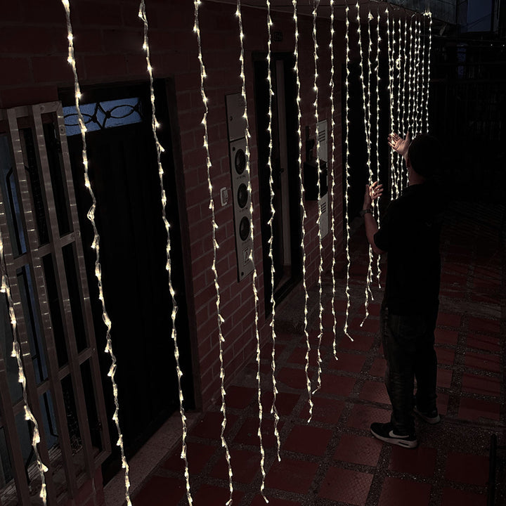 Cascada 6X2 Metros 768 LED Luces Navidad 2040