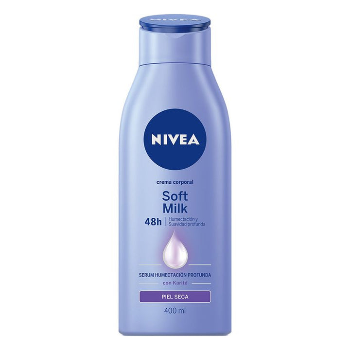 CREMA NIVEA BODY 400ML SOFT MILK PIEL SE