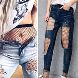 Medias Malla Red Pantimedias Mujer Sexy Moda Lencería RF 657