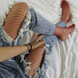 Medias Malla Red Pantimedias Mujer Sexy Moda Lencería RF 657