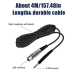Micrófono de Karaoke Dinámico con Cable, Micrófono Metálico Portátil, , Conector de 6.35mm, Calidad de Sonido Clara, Agarre Cómodo, Ideal para Karaoke, Discursos, Cantos, Reuniones, Transmisiones en Vivo, etc