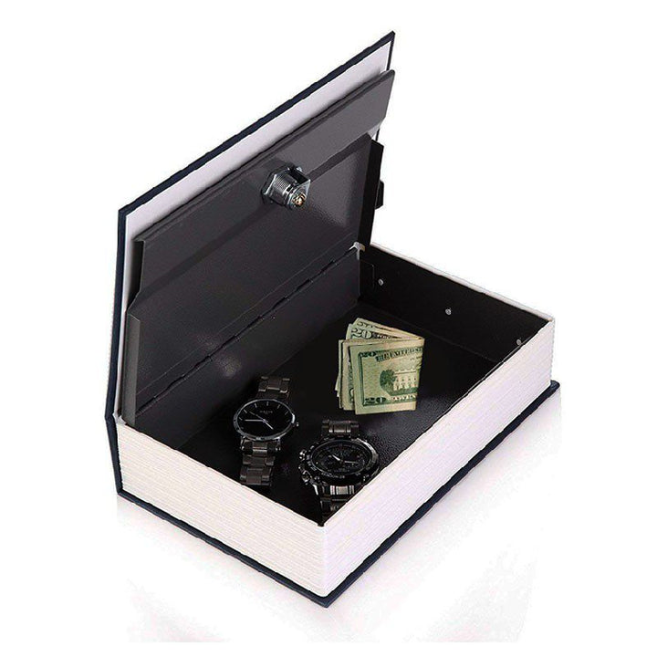 Caja Fuerte De Seguridad Tipo Libro Diccionario + 2 Llaves RF 802