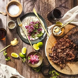 Juego de 24 piezas de tenedor de acero inoxidable con acabado pulido, disponible en colores dorado y plateado - Accesorios de cocina y comedor