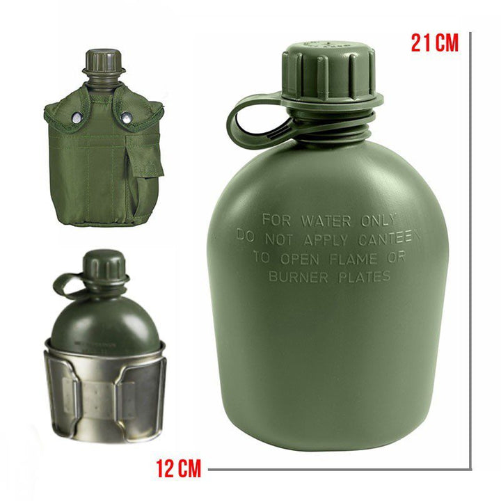 Cantimplora Militar Americana 1 Litro Camping Supervivencia RF C01