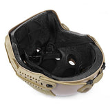 Casco Militar Táctico Ajustable Paintball Airsoft Deportes RF 286