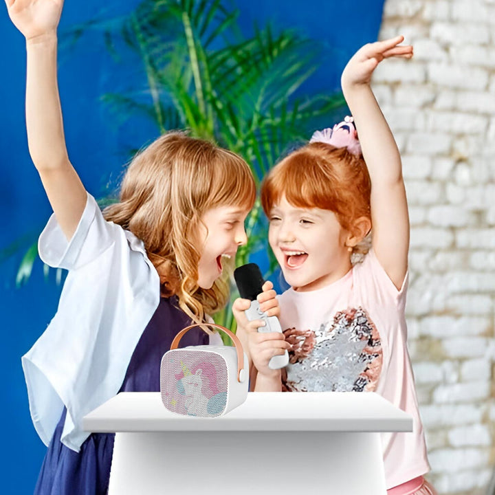 Kit De Karaoke Parlante Mágico + Micrófono Inalámbricos Infantil K8