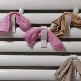 Ganchos de utilidad para radiador montados en la pared - Estilo contemporáneo, Fácil instalación, Material resistente, Paquete de 1