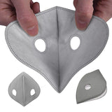 Repuesto Filtro X3 Mascara Anti Polución Carbón Activo Moto Bici AE240X3