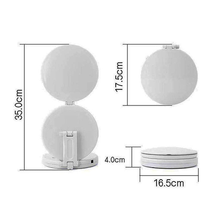 Espejo Maquillaje Doble Plegable LED Aumento X5 RF 4889