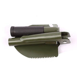 Pala Táctica Plegable Supervivencia Camping 3 En 1 Multiusos + Estuche Nylon RF 268