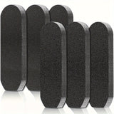 20/40/60 piezas de almohadillas de reemplazo para limpiapies - 120 grano y 180 grano, almohadillas de pedicura removibles gruesas/finas con agarre de silicona suave, base antideslizante para uso en salones y hogares, accesorios de pedicura, superficie te