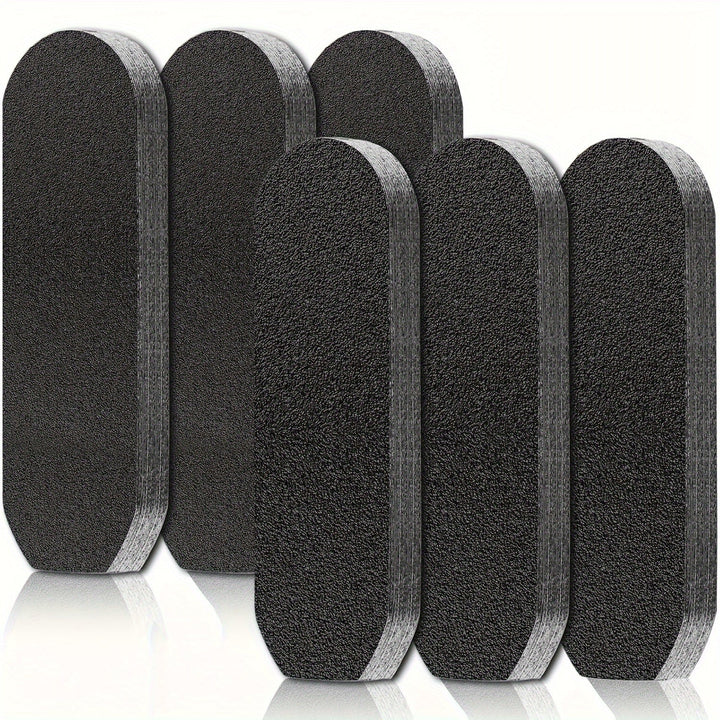 20/40/60 piezas de almohadillas de reemplazo para limpiapies - 120 grano y 180 grano, almohadillas de pedicura removibles gruesas/finas con agarre de silicona suave, base antideslizante para uso en salones y hogares, accesorios de pedicura, superficie te