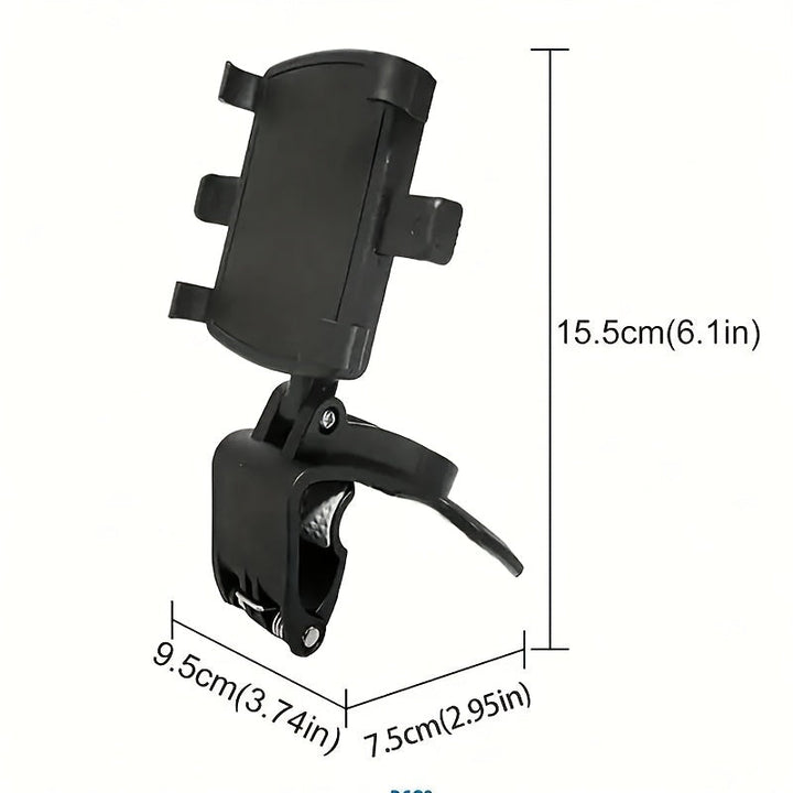 Soporte para Teléfono en el Tablero del Coche - Ajustable y Seguro, Adecuado para iPhone, Samsung Galaxy, etc. - Fácil de Instalar, Diseño para una Conducción Segura