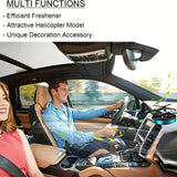 Diseminador de fragancia para avión con energía solar, con un aroma que dura mucho tiempo - Decoración premium con temática de avión para coche, hogar, oficina - Regalo perfecto para cumpleaños, Halloween o reuniones, decoración de avión, solución de fra