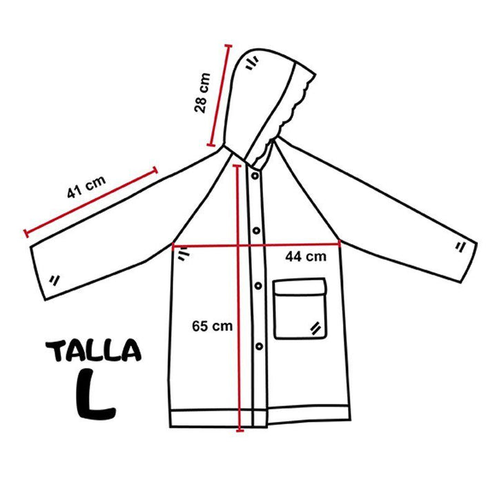 Combo Impermeables Niños Spider man + Sombrilla + Silbato + Estuche GRATIS!