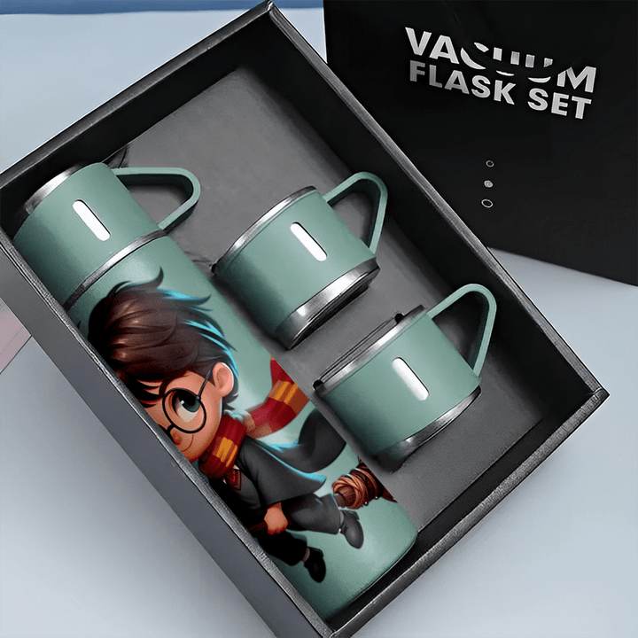 1 juego de Termo de Acero Inoxidable Harry Potter 17 oz | Aislado Térmico, Mantiene Bebidas Calientes o Frías | Para Negocios, Escuela y Oficina LHB05231