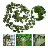 Enredadera Decorativa Larga X12 Follaje Artificial Decoración Hogar Jardín RF 409