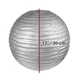 Lámpara Farol de Papel Plegable Faroles Colgantes Plateado / Dorado RF L12D