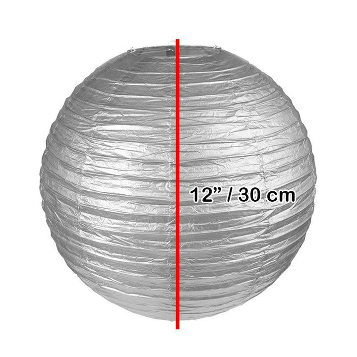 Lámpara Farol de Papel Plegable Faroles Colgantes Plateado / Dorado RF L12D