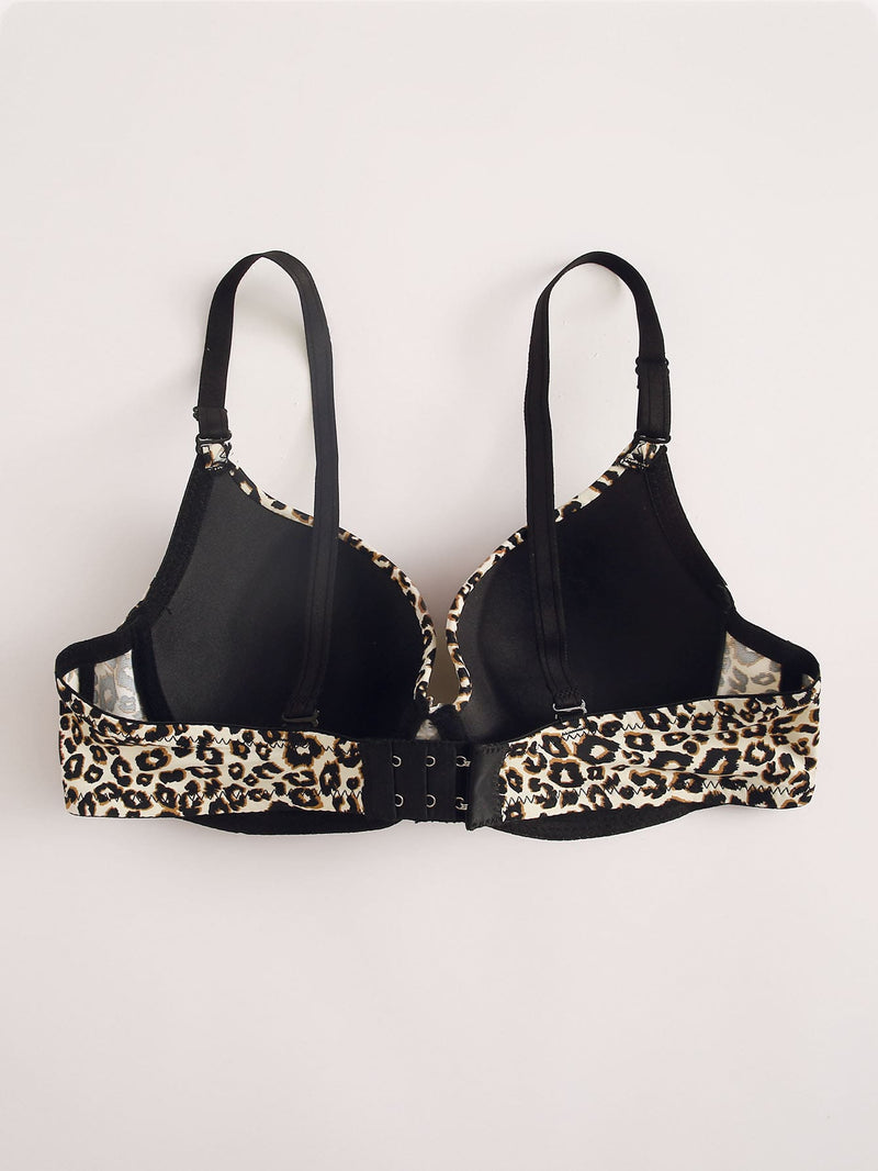 Sujetador Push-up De Leopardo, Lenceria