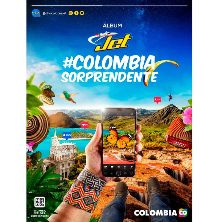 ALBUM JET COLOMBIA SORPRENDENTE