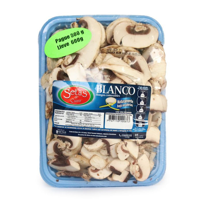 CHAMPINON SETAS DE CUIVA 500G TAJADO