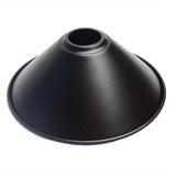 Pantalla de Lámpara de Metal de Estilo Industrial Moderno - Diseño Versátil de Cono de Hierro para Colgantes de Techo y Accesorios de Iluminación