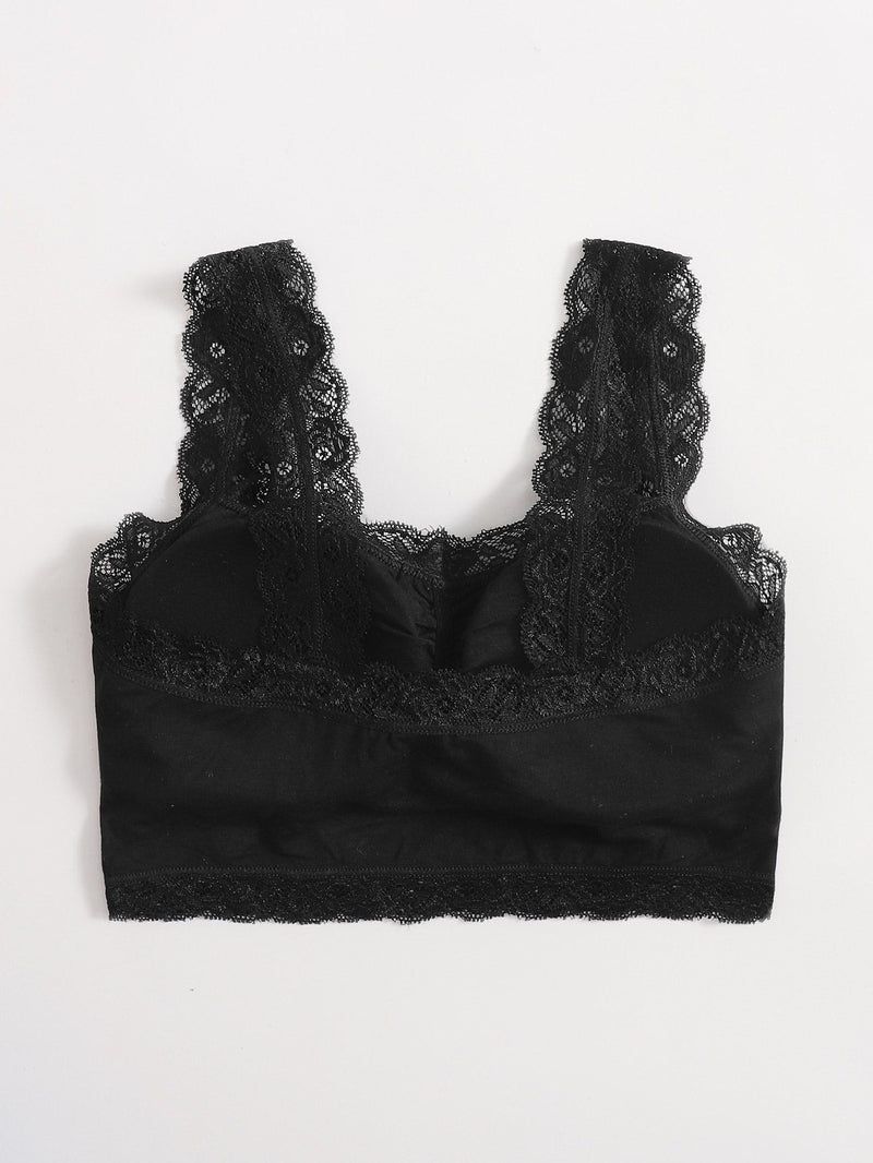 Lenceria De Bralette Con Encaje