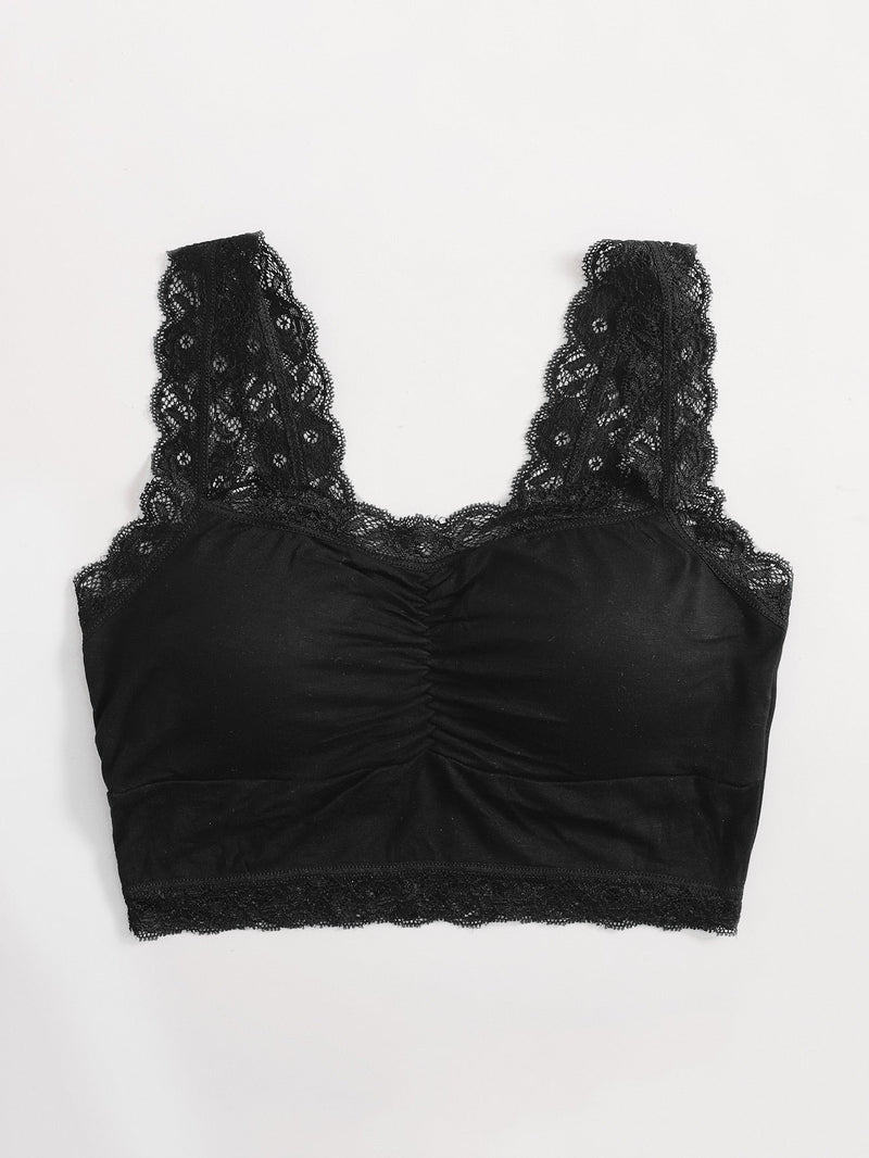 Lenceria De Bralette Con Encaje