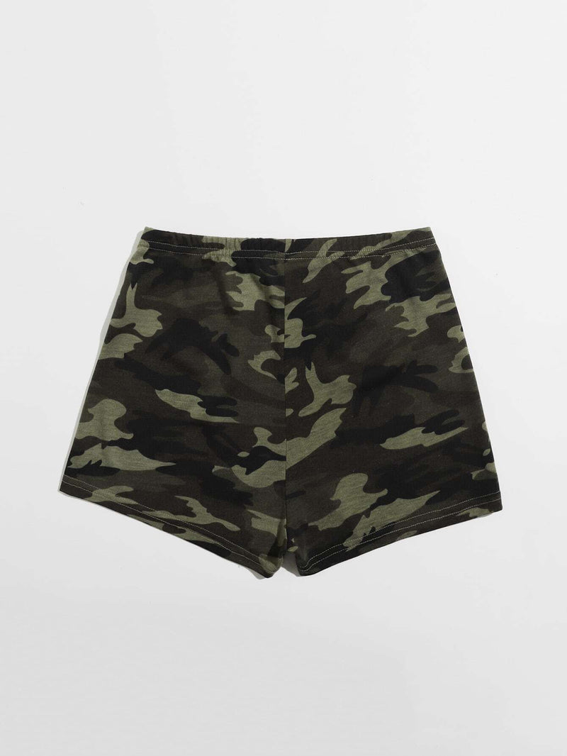 EZwear Shorts con estampado de camuflaje