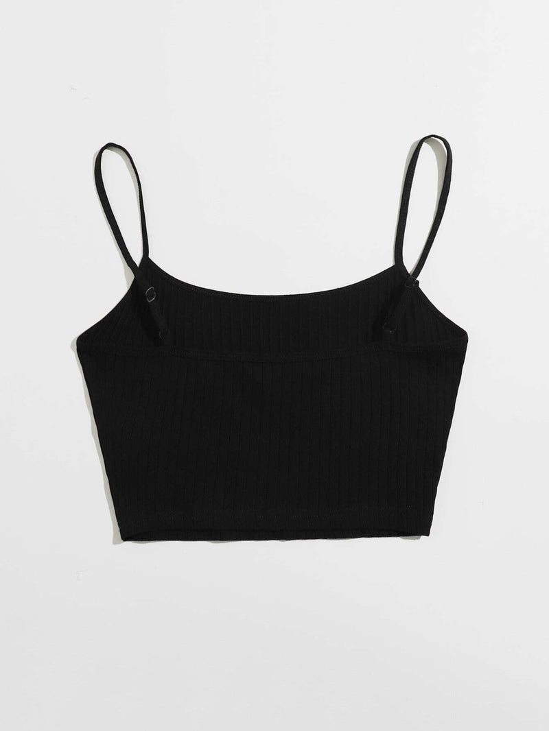 EZwear Top de tirantes corto de canale