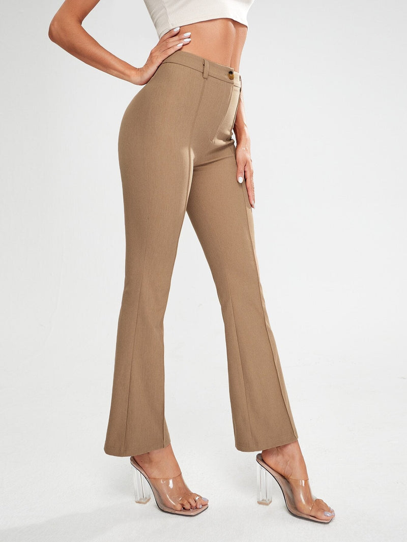 Prive Pantalones de pierna amplia con costura