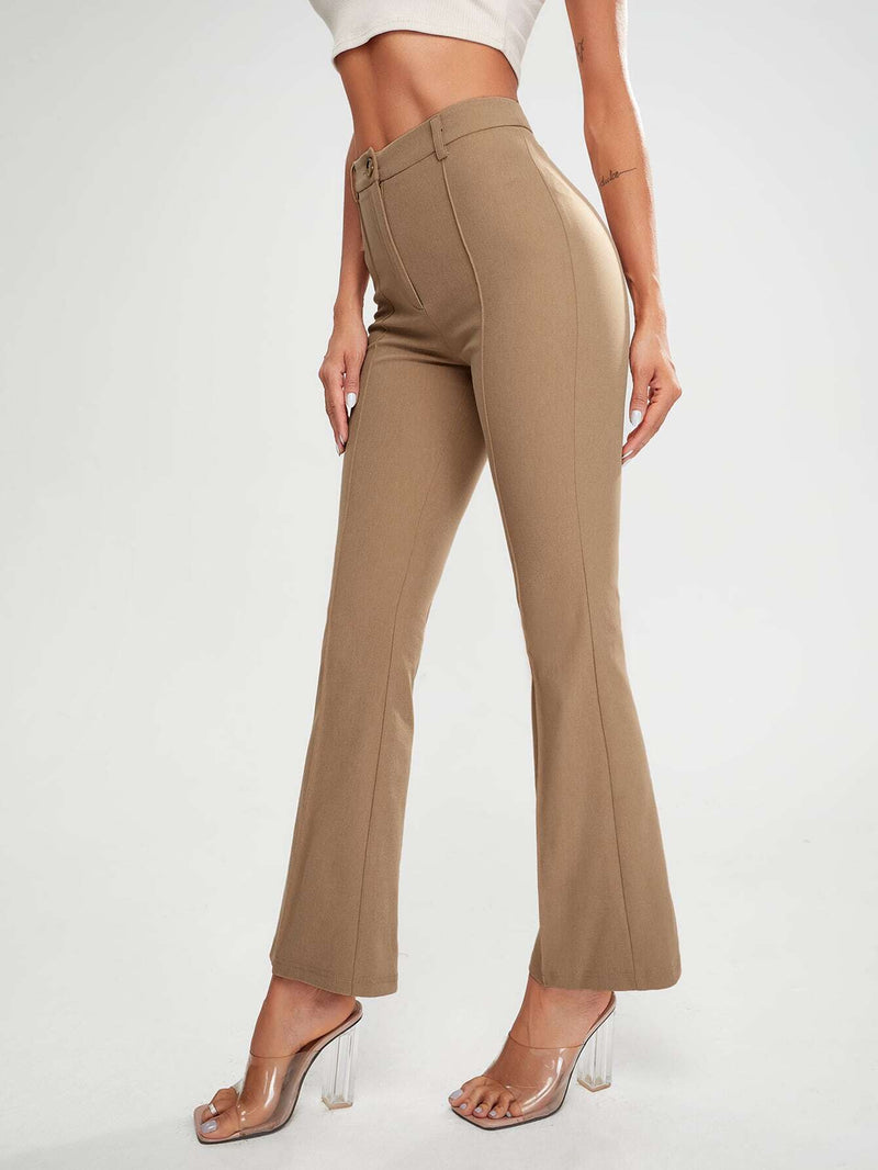 Prive Pantalones de pierna amplia con costura