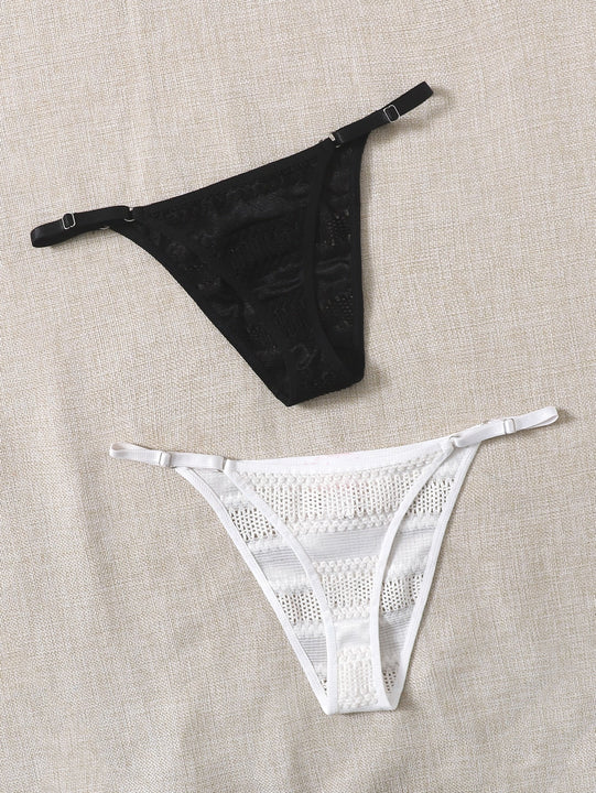 2 piezas set bragas unicolor