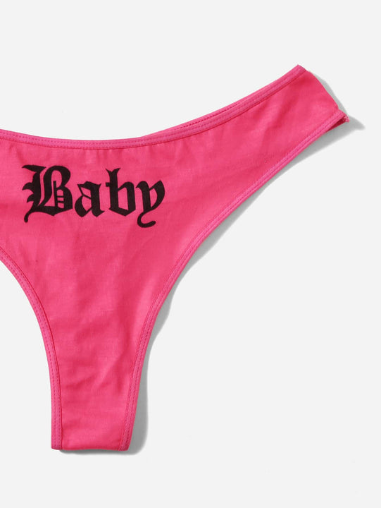 Set de lenceria con patron de corazon sin tira