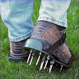 1 Par de Zapatos para Jardinería con Púas de 4.19 cm - Herramienta Manual para Aerar Césped, Antideslizante para Cortacéspedes y Trabajos en el Jardín, Compatible con Césped Natural y Artificial - Calzado Resistente al Clima, Diseño Robusto, Durabilidad