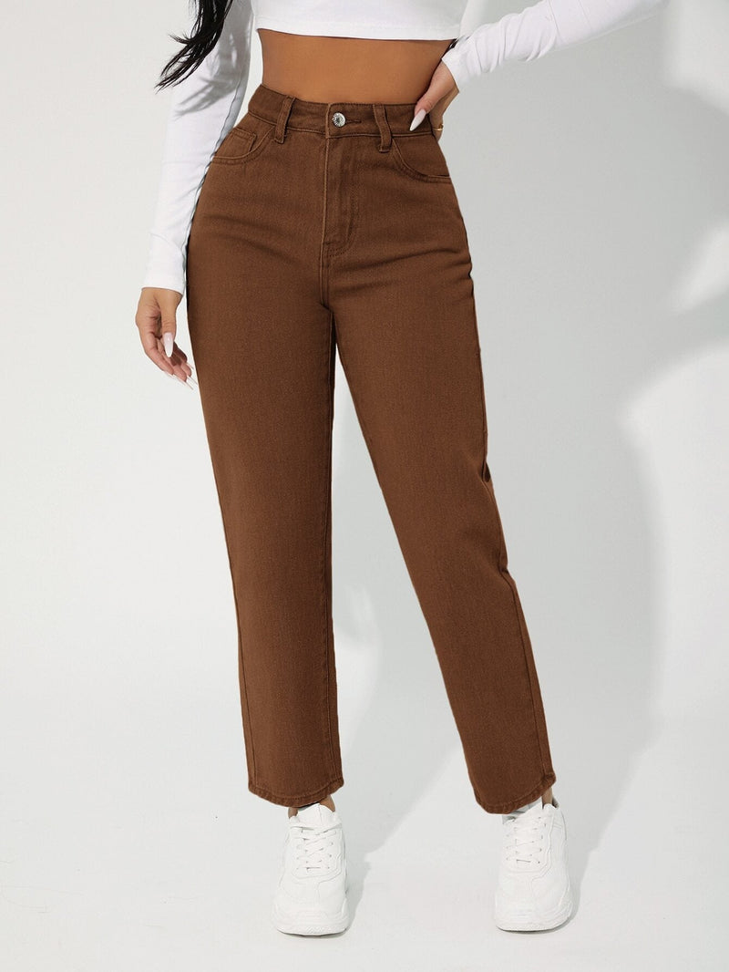 PETITE Jeans de pierna recta con bolsillo oblicuo