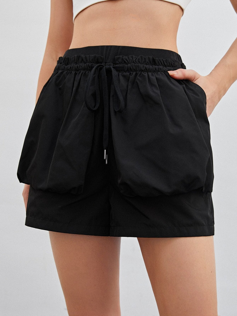 MOTF PREMIUM Shorts burbuja con bolsillo