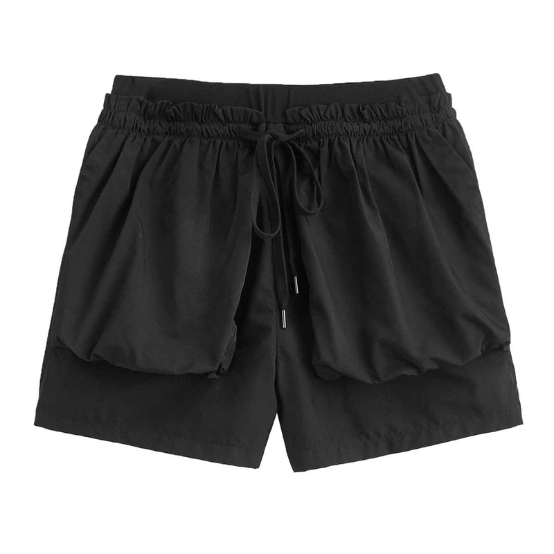 MOTF PREMIUM Shorts burbuja con bolsillo