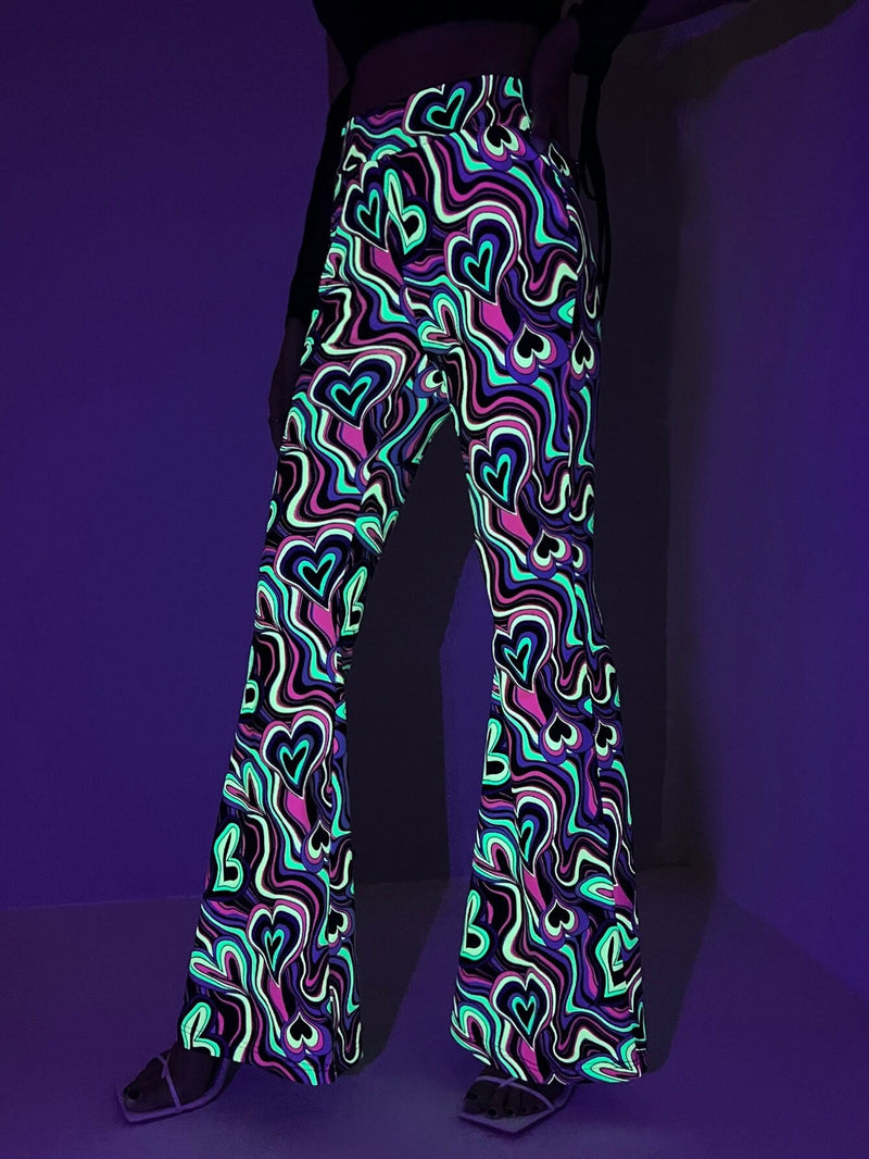 X Breakaway  ICON Pantalones Reflectantes Con Estampado Total Y Piernas Acampanadas