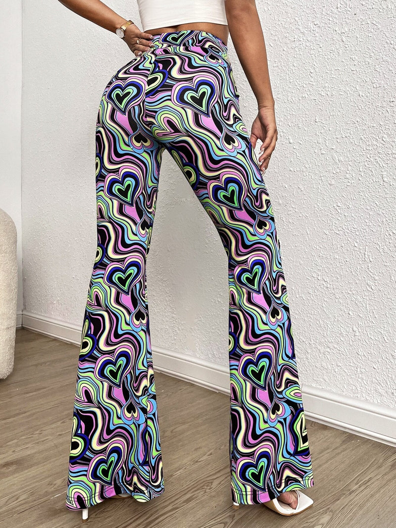 X Breakaway  ICON Pantalones Reflectantes Con Estampado Total Y Piernas Acampanadas